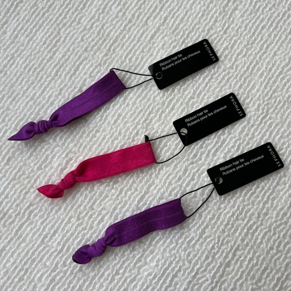 🔥Pick 5 for $25🔥  SEPHORA Hair Ties (set of 3) - Picture 2 of 5